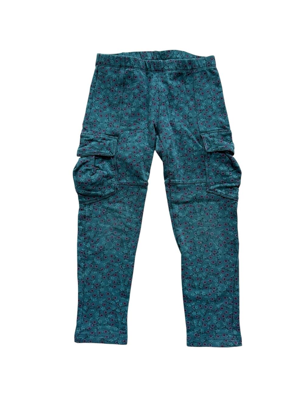 Tea Collection China Floral Skinny Stretch Cargo Leggings Size 6